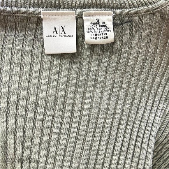 Women's Armani Exchange Turtle Neck Sweater Long Sleeves Size S / m - Picture 11 of 11